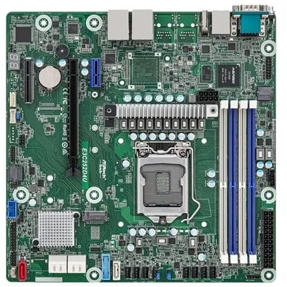 ASRock Rack E3C252D4U - motherboard - micro ATX - LGA1200 Socket - C252 Bundkort - Intel C252 - Intel LGA1200 socket - DDR4 RAM - Micro-ATX