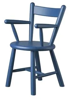 FDB Møbler P9 Børnestol Blå